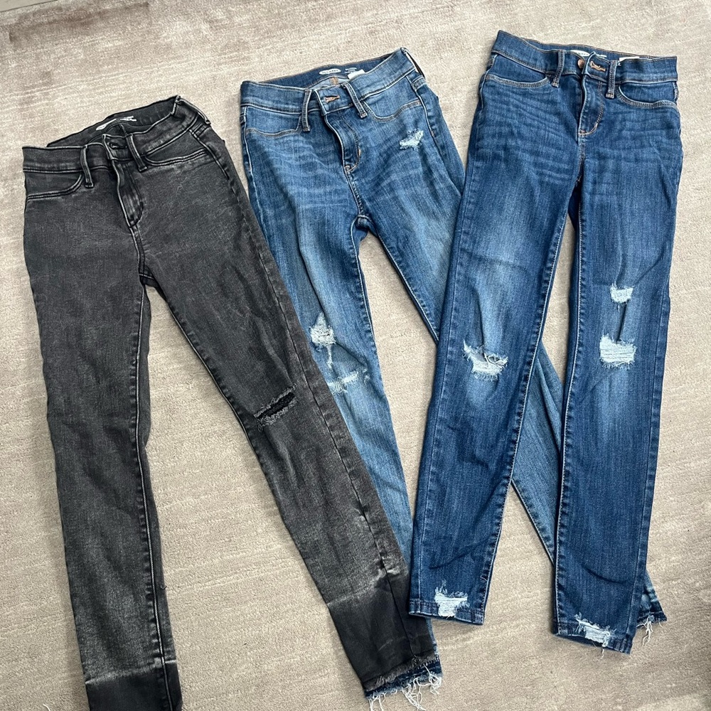 Girls size 12 old navy ballerina jean jeggings
